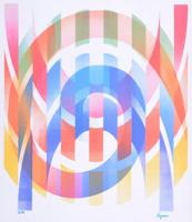 Yaacov Agam Agamograph, Signed Edition - Sold for $1,250 on 04-23-2022 (Lot 130).jpg